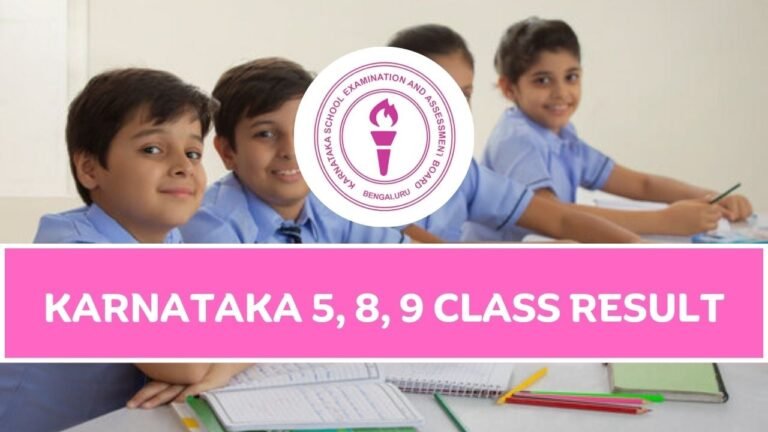Karnataka 5, 8, 9 Class Result
