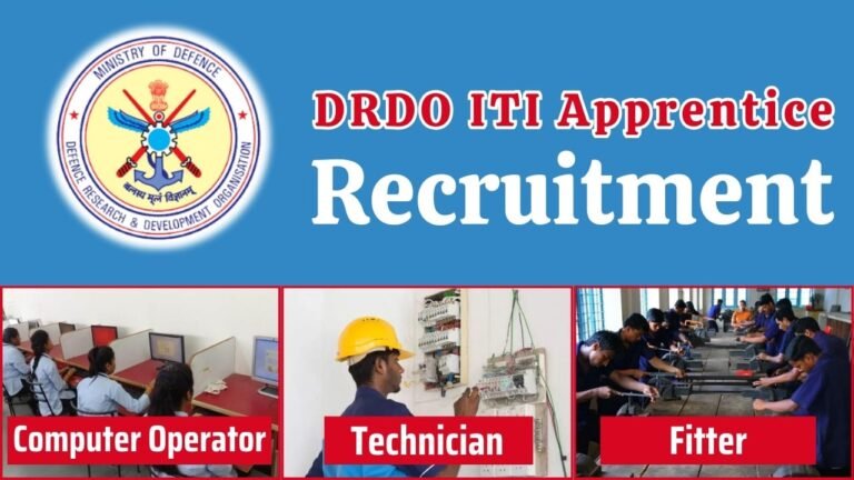 DRDO ITI Apprentice Recruitment