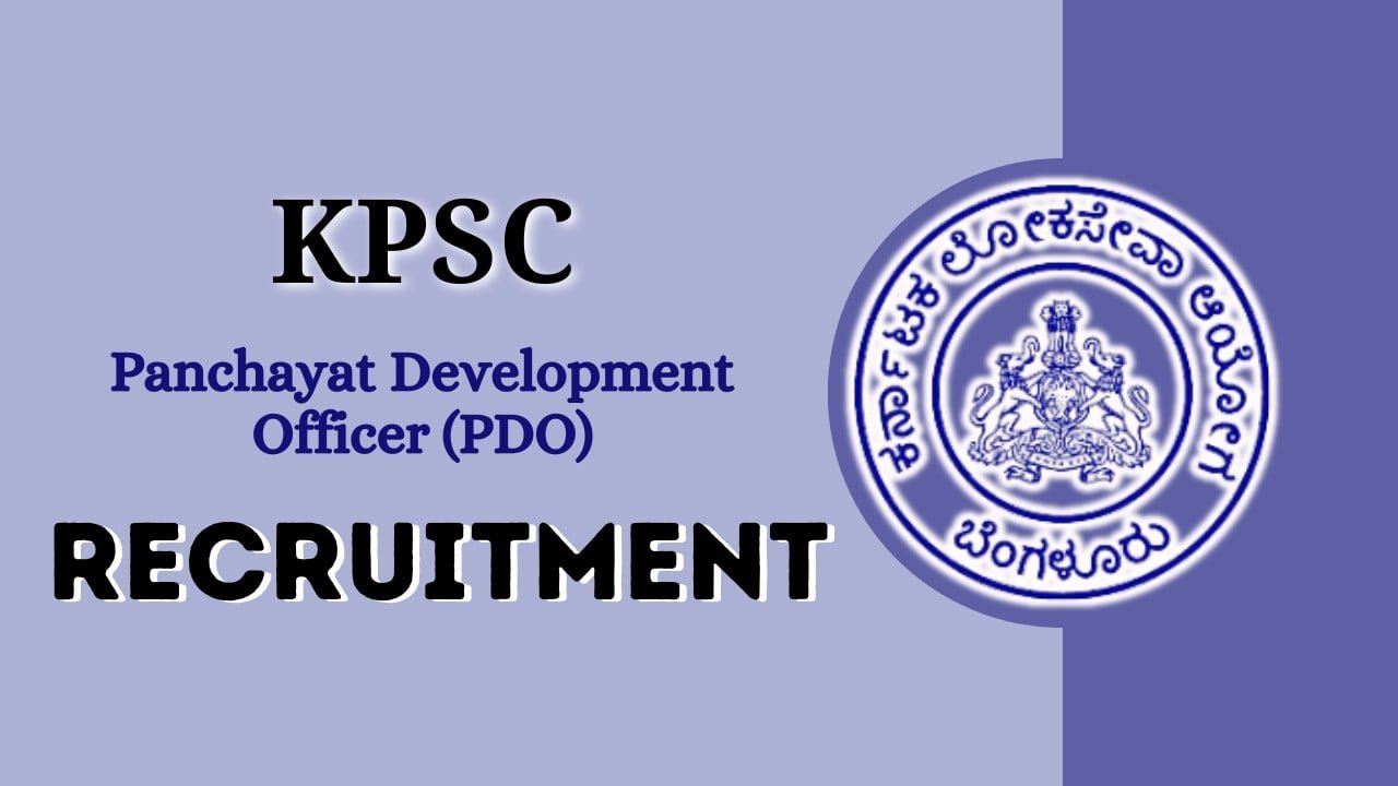 KPSC PDO Recruitment