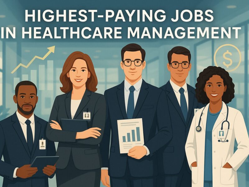 Highest-Paying Jobs In Healthcare Management