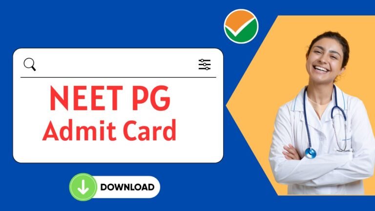 NEET PG Admit Card 2024 Released, Hall Ticket Download Link @natboard.edu.in