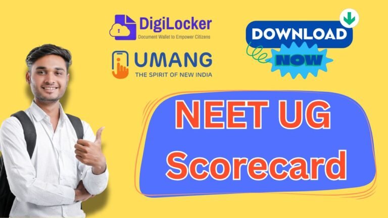 NEET UG 2024 Results Out, Download Scorecard from UMANG and DigiLocker