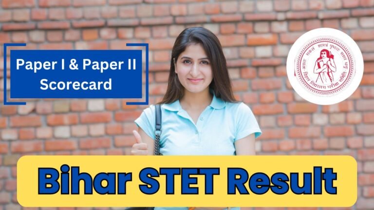 Bihar STET Result 2024, Check Merit List and Cut-Off Scores