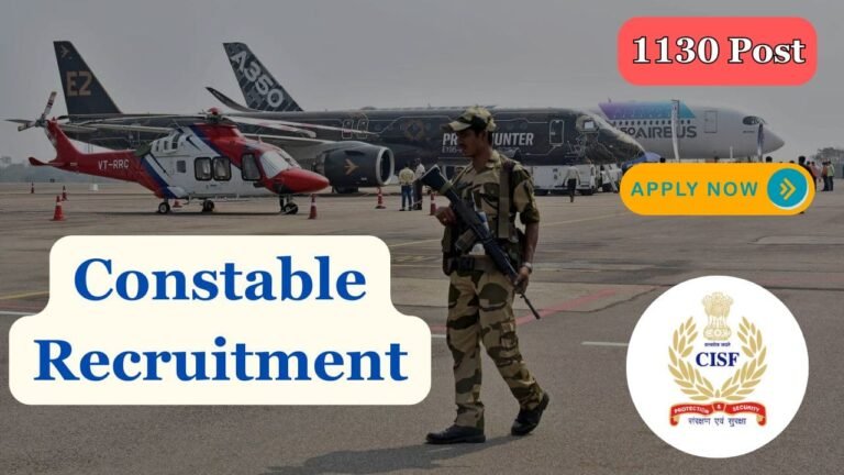 CISF Fireman Recruitment 2024, 1130 Vacancies, Apply Online @cisfrectt.cisf.gov.in
