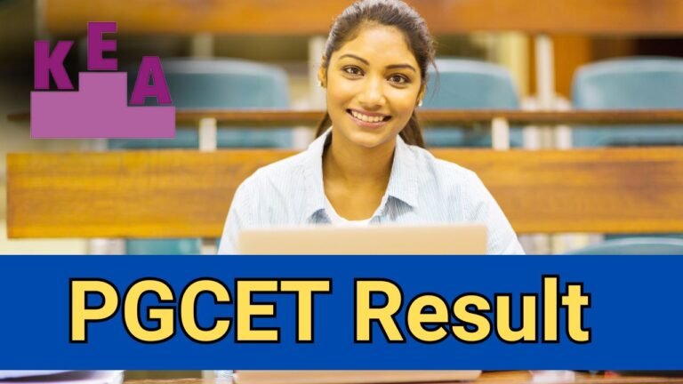 Karnataka PGCET Result 2024, MBA, MCA, M.E Scorecard @kea.kar.nic.in
