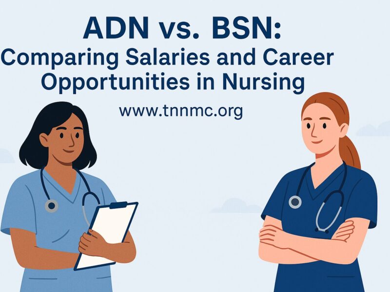 ADN vs. BSN Comparing Salaries and Career Opportunities in Nursing
